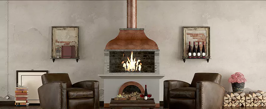 Thelin Hearth Products Providence Pellet Insert Fireplace Installation in Flowing Wells, AZ